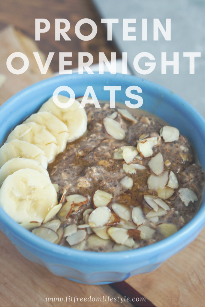 overnight oats, protein snacks, protein overnight oats, simple breakfast, filling and healthy breakfast, healthy meals
